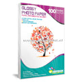 Papel fotográfico Glossy Carta 115gr / 100 hojas