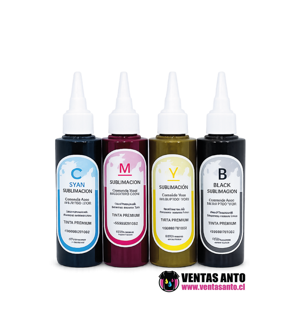 Tinta sublimación 4 colores