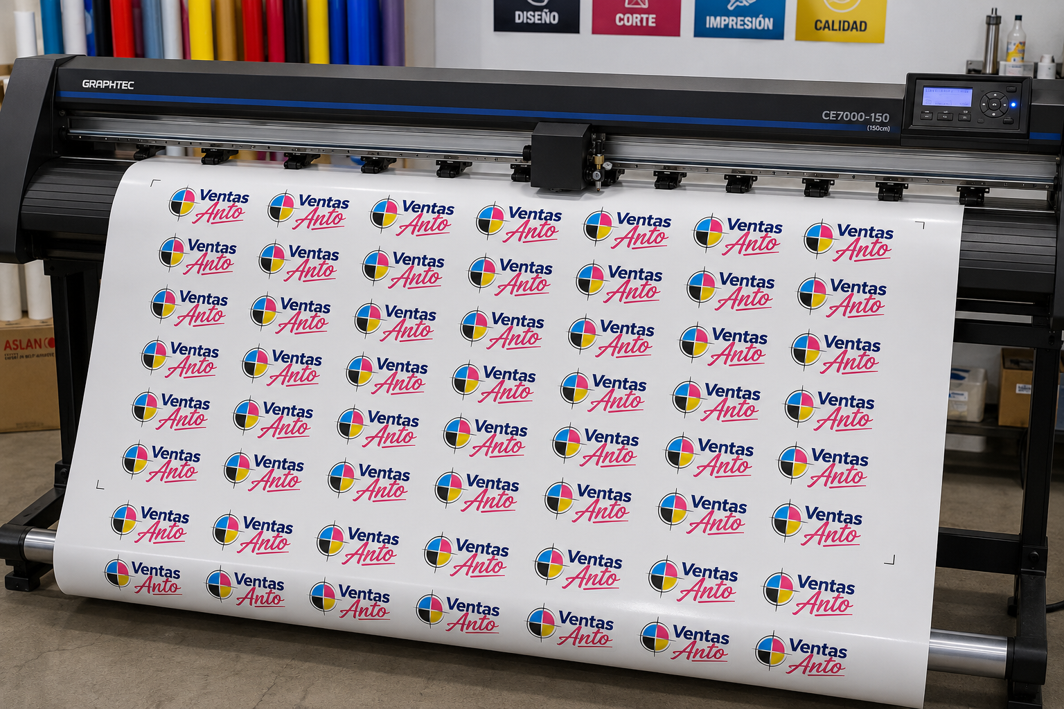 Stickers adhesivo M2 Brillante o Matte