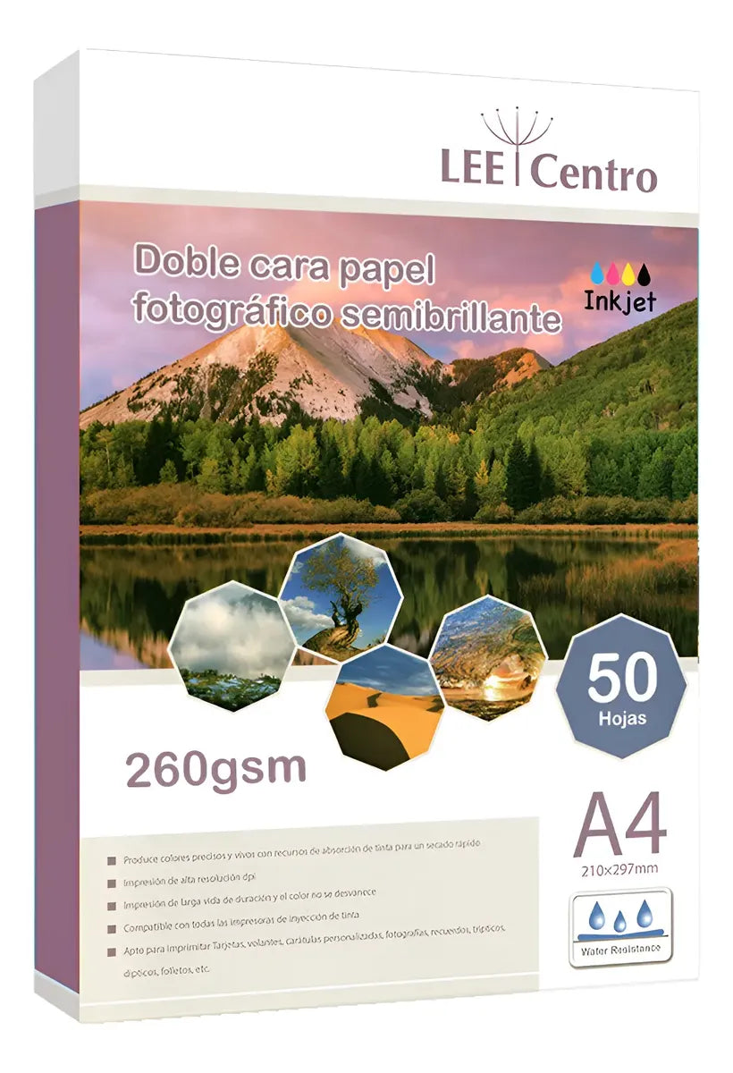 PAPEL FOTOGRAFICO DOBLE MATE 250 GRAMOS